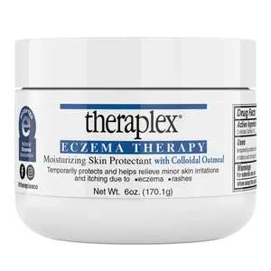 Theraplex Eczema Therapy - 6 oz Moisturizing Lotion for Sensitive Skin with Colloidal Oatmeal, Hypoallergenic and Fragrance-Free