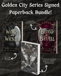 Golden City Series Complete Bundle: (Romantasy with Fae and Vampires) Signed Paperback Bundle by Emily Blackwood