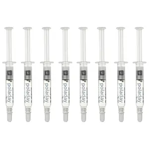 Poladay Cp 35% 8-Pack Whitening Tooth Gel Syringes, 1.3 grams Premium Oral Care for Brighter Teeth Flawless