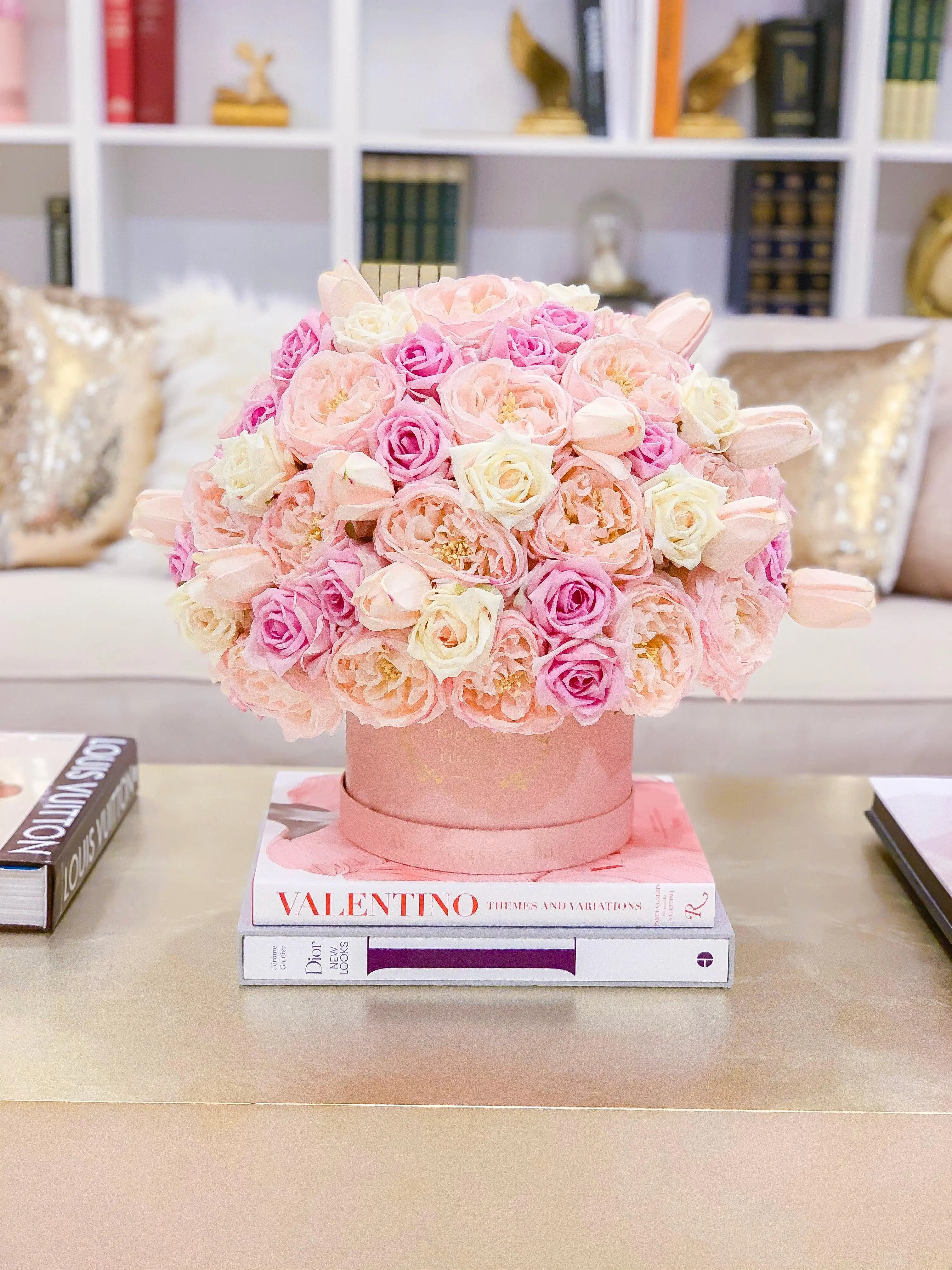 Luxury Large Finest Real Touch Flowers Arrangement