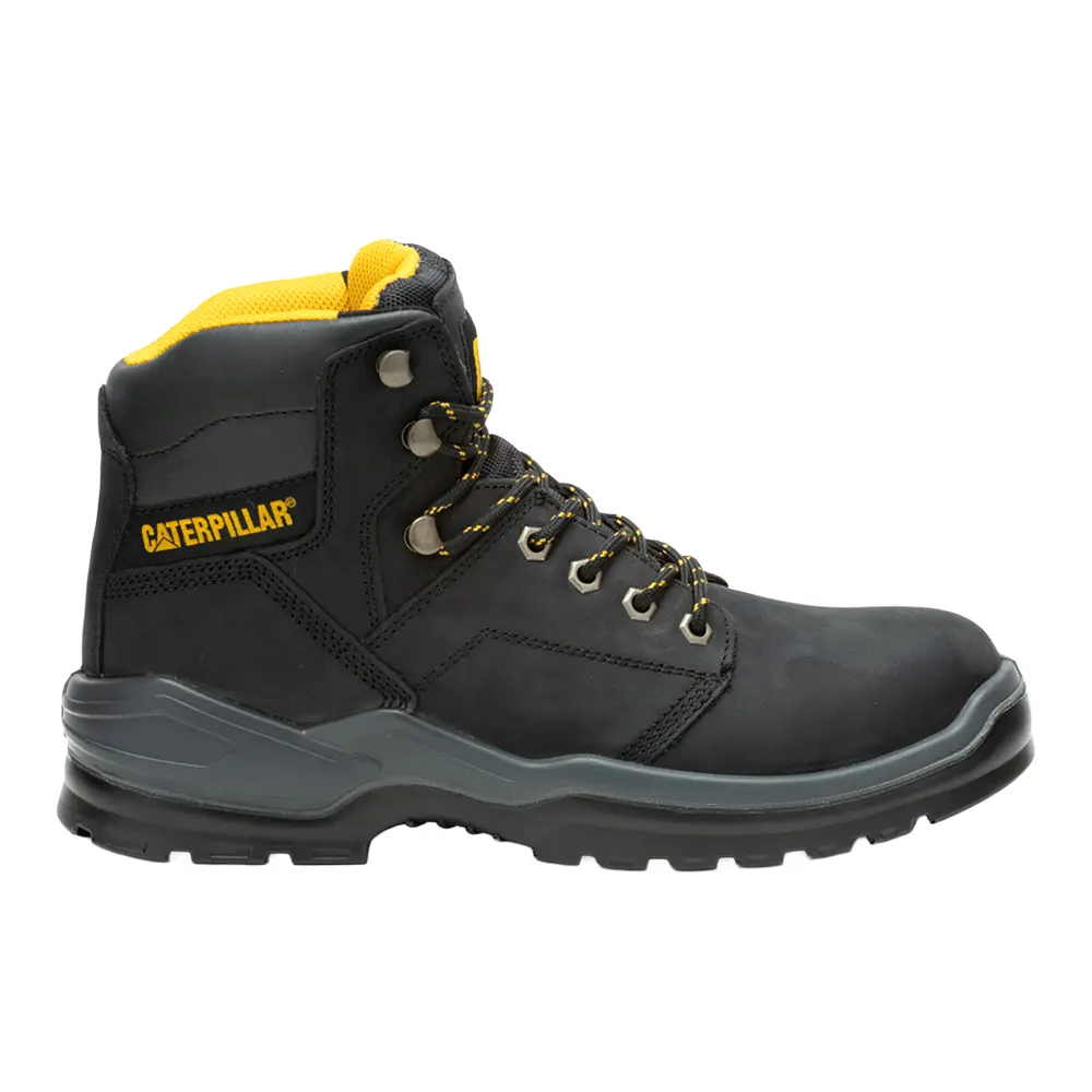 CAT Footwear Mens Striver Oil Resistant Steel Toe  Work/Duty - Black