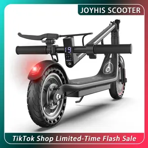 JOYHIS Electric Scooter | Suitable for adult commuters and student campus rides | Smart app control | 350W motor | Top speed 19 mph | 15-mile range | Front and rear lights for easy nighttime riding | Portable and foldable scooter