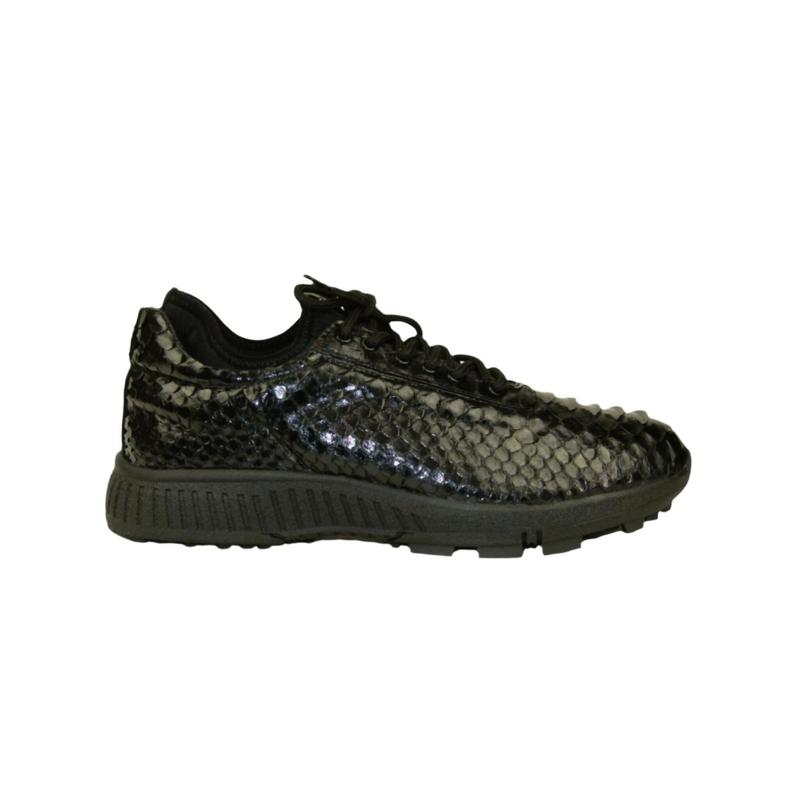 W&H Viper - Python Women's Golf Shoes in All Black