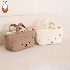 Kawaii Miffy Boris Handbag Travel Storage Lightweight Mommy Bag Portable Creative Stroller Hanging Bag Holiday Gifts in Hand