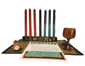 Seven Symbols of Kwanzaa Celebration Set -BlkStr