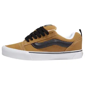 Vans Knu Skool Low-Top Skate Shoes for Men and Women in Yellow and Black