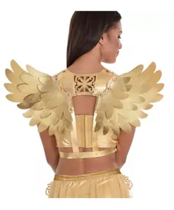 Angel Club Wings Harness - Gold - Costume Accessory - One Size