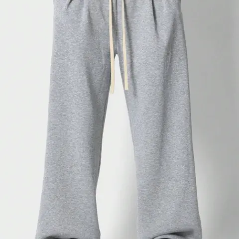 Men's Chic Basic Wide-Leg Athletic Trousers - Waistband Metal Buckle, Ruched Drawstring, Front Pleats, Drapey Floor-Length Loose Fit, American Relaxed Street Style for Everyday Outings (Fits All Casual Bottom Needs)