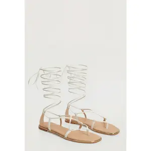 Lace-Up Gladiator Sandals