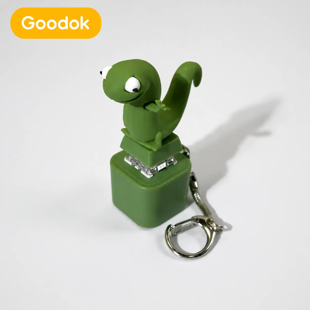 Lizard, Frog & Duck Button Keychain | Color-Changing Press Toy with Sound Effect | Cute Summer Keyring Fidget Accessory | Trending Gift Idea | TikTok Style Everyday Carry Toy | Summer Vibes Collection free