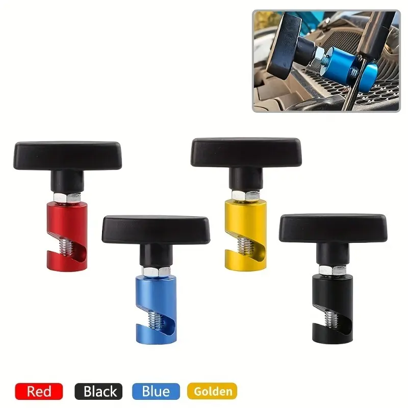 1pcs Aluminum Car Hood Holder Trunk Air Pressure Anti-Slip Engine Cover ...