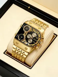 Men’s business watch, luminous quartz watch, fashionable wristwatch suitable for parties, an everyday accessory choice, trendy and versatile, a refined birthday gift watch (with gift box), waterproof, business-fashion wristwatch