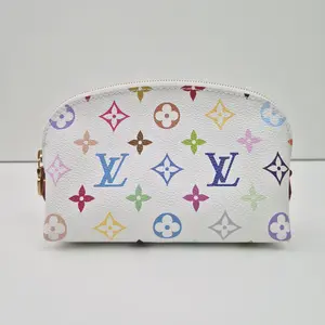 Pre-owned Louis Vuitton leather Toiletry Bags LV x TM Cosmetic Case Murakami