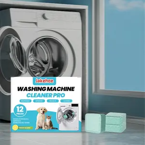 Washing Machine Cleaning Tablets, Daily Home Use Drum Cleaner, Gentle Stain Removal, Scale & Odor Removal, Limescale Remover, 1 Unit