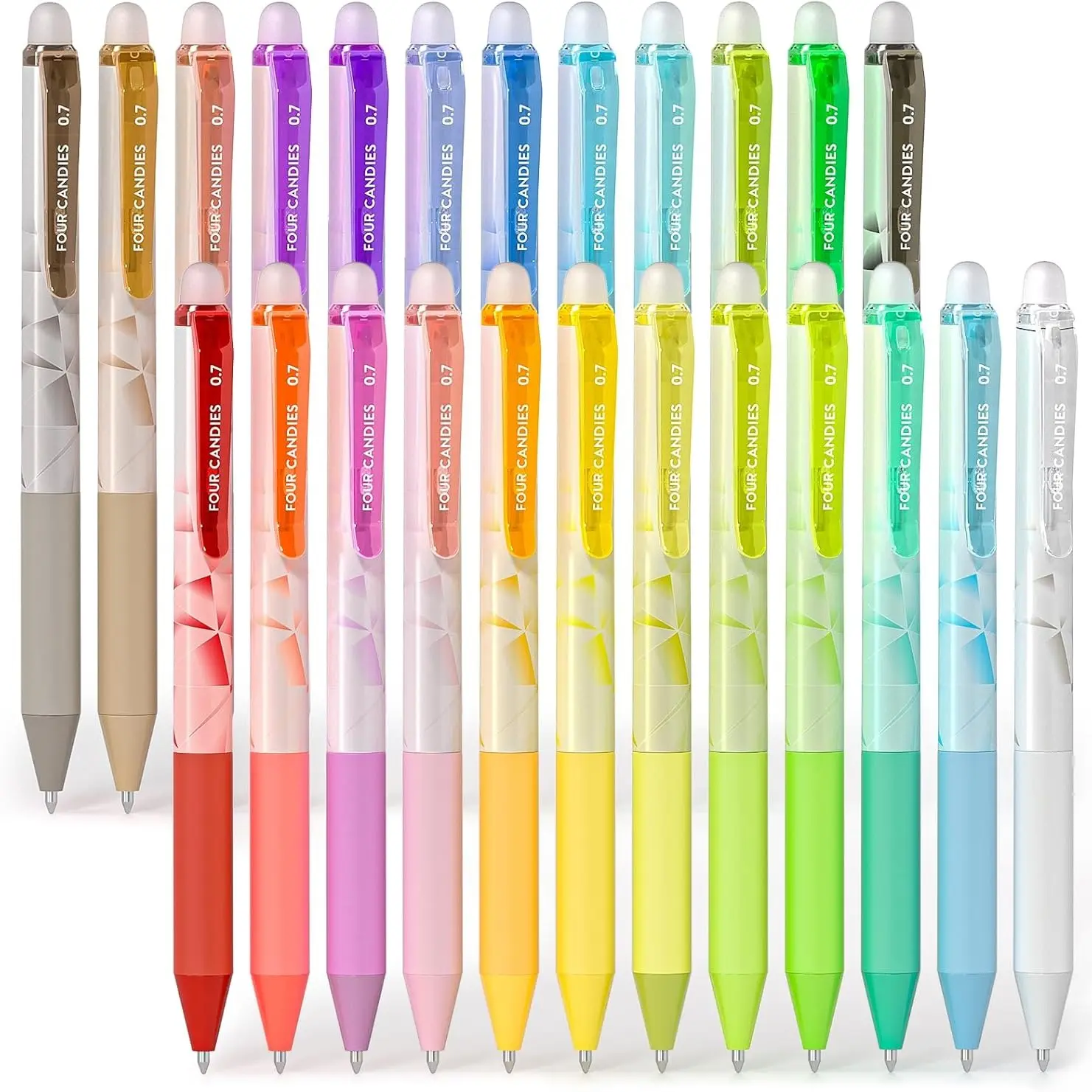 Erasable 24Colors Gel Pen/0.7mm