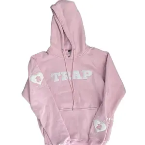 Misfitz Pink Trap Hoodie Pullover for Men - Comfortable Casual Sweater - Sweaters, Menswear Long Sleeve Tops Fashion