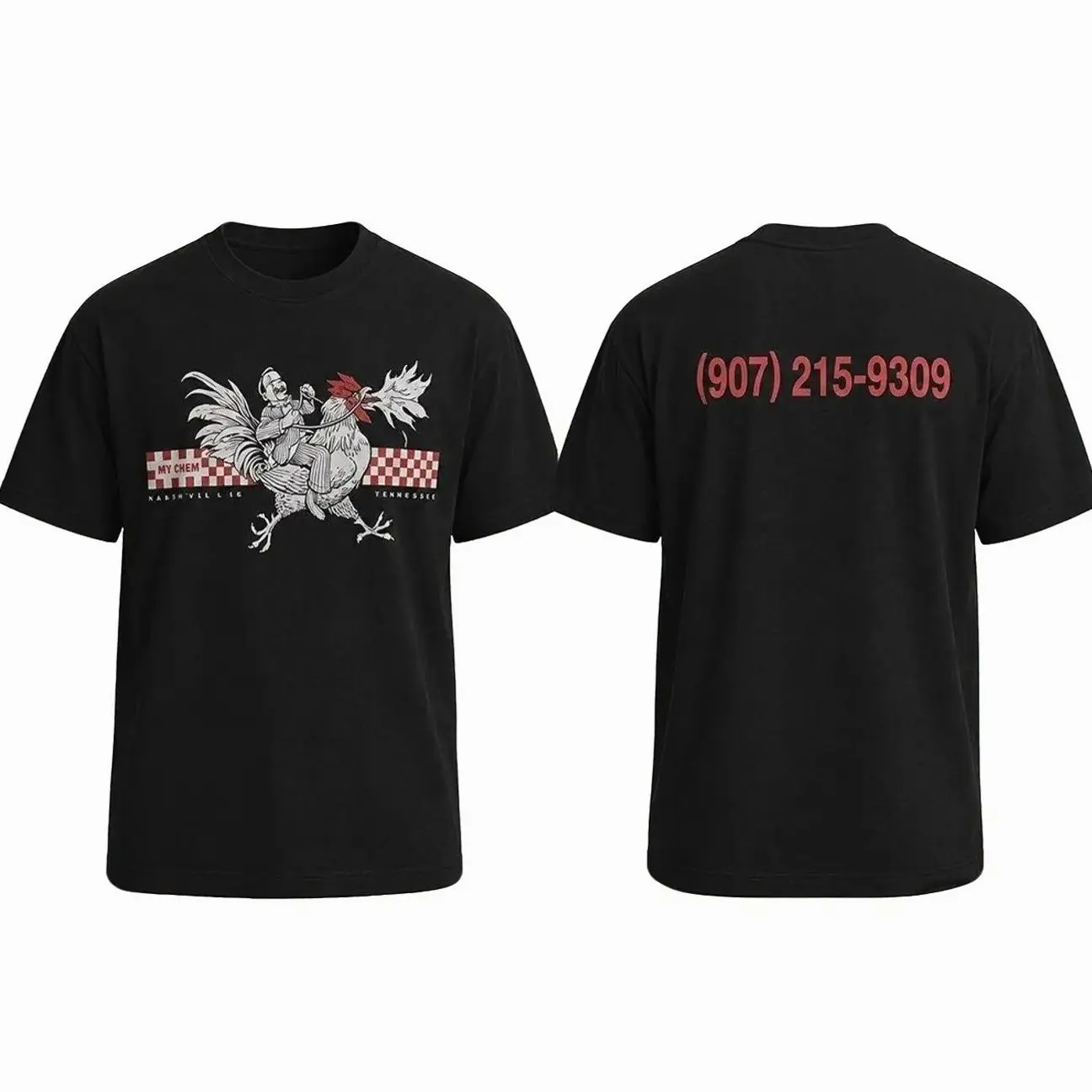 My Chemical Romance MCR Fire-Breathing Rooster Nashville 2026 Shirt Cotton