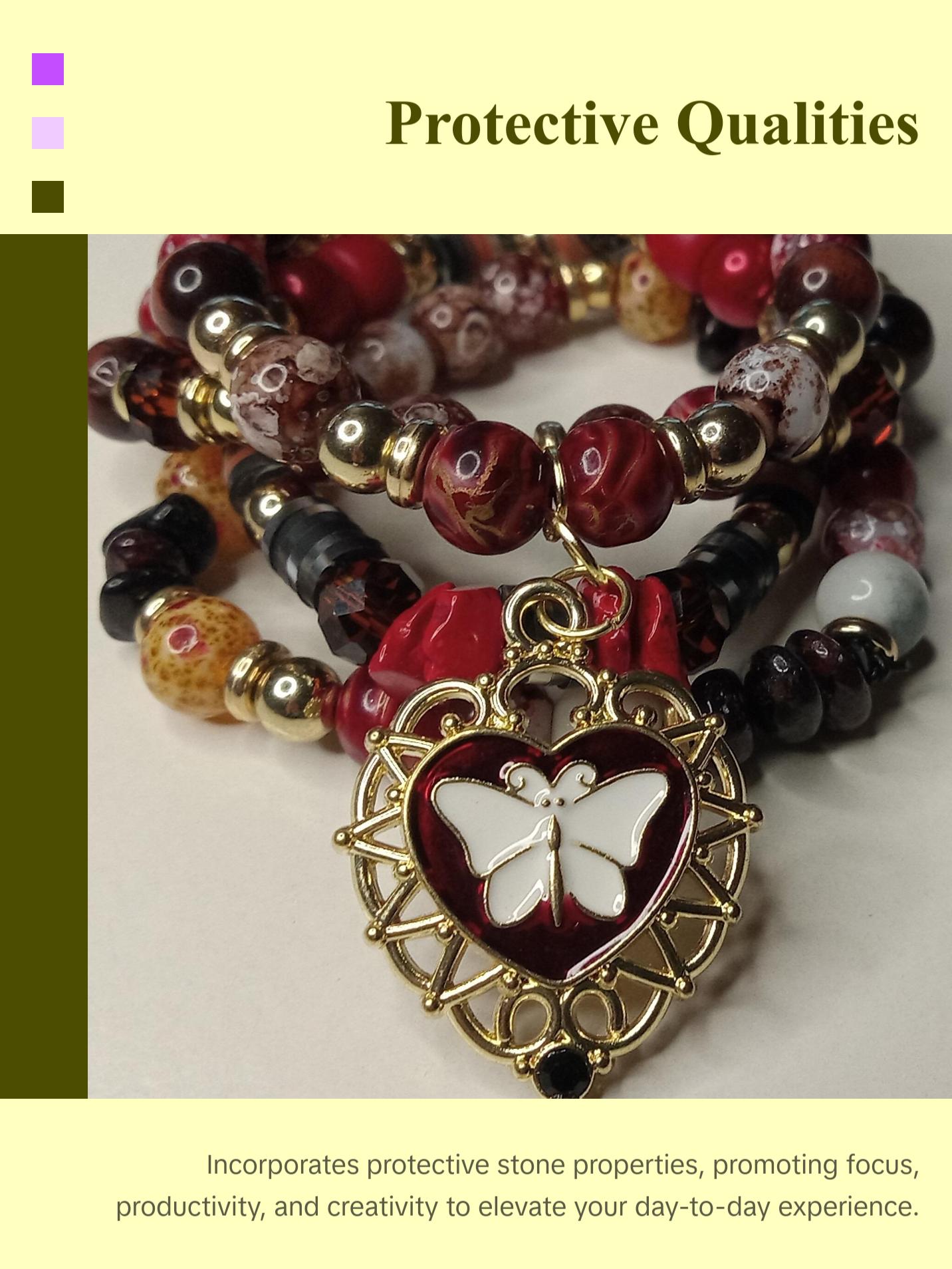 The Moth and The Flame Bracelet Stack