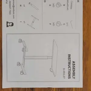 Small Mobile Rolling Standing Desk - Overbed Table, with Wheels, Adjustable Work Table, Rolling Desk Laptop Computer Cart for Home, Office, Classroom