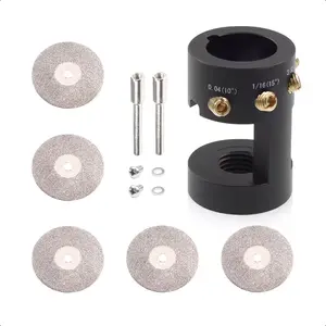 Tungsten Sharpener Head Tool Tungsten Grinder for TIG Welding with 4 Cut-Off Slot Multi-Angle & Offsets TIG Welding Tool