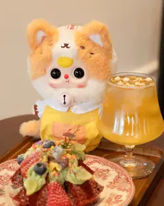 Baby Three- Kitten Wardrobe Collection blind boxes，Bunny Plush Dolls，Soft Furry Collectibles，Backpack or clothing decoration，Blind bag