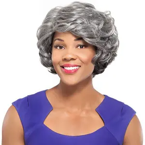 Foxy Silver Synthetic Wig - SHELLY