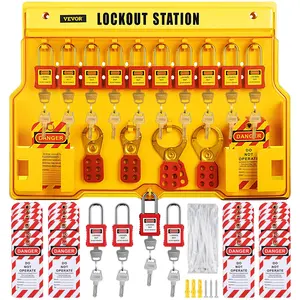 VEVOR 58 PCS Lockout Tagout Kits,  , Electrical Safety Loto Kit Includes Padlocks, Lockout Station, Hasp, Tags & Zip Ties, Lockout Tagout Safety Tools for Industrial, Electric Power, Machinery