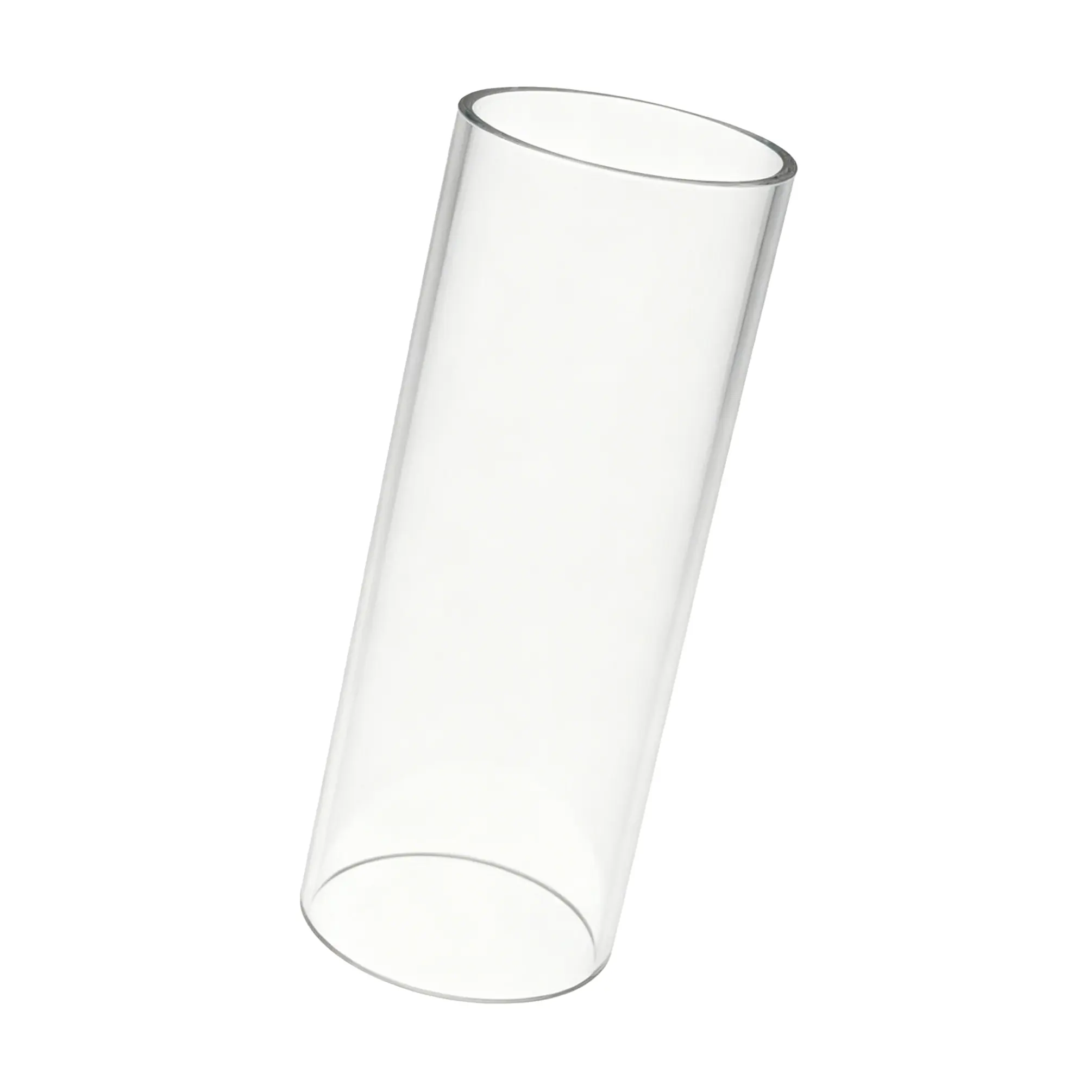 FixtureDisplays® Clear Acrylic Tube 2" (nominal) Diameter (1.9685" exact outside dim) x 6" Long, 5/64" (2mm) Wall Open Ended  15137-6"-1PK-NF