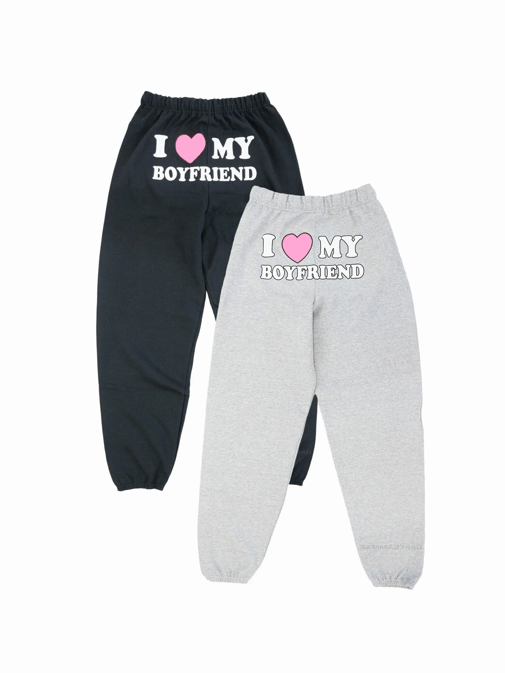 I Love My Boyfriend Sweatpants Pink I Love My Boyfriend Sweatpants Pink