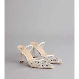 Fairy Tale Beaded Sequin Stiletto Heels