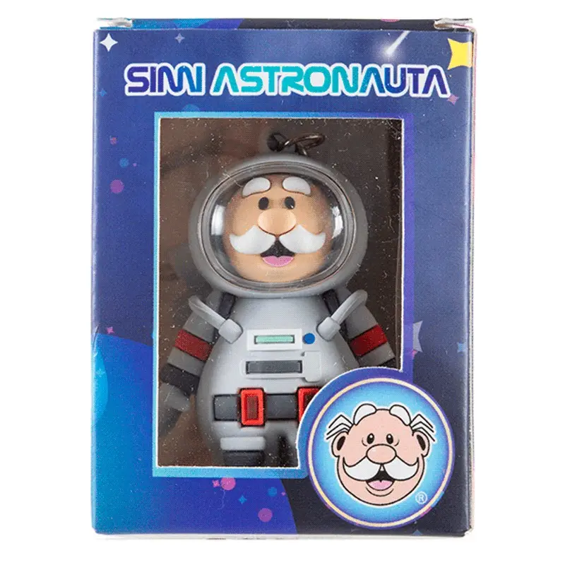 Llavero (Keychain) Dr. Simi Astronauta - Collectible Figura with Astronaut Design and Fun Face