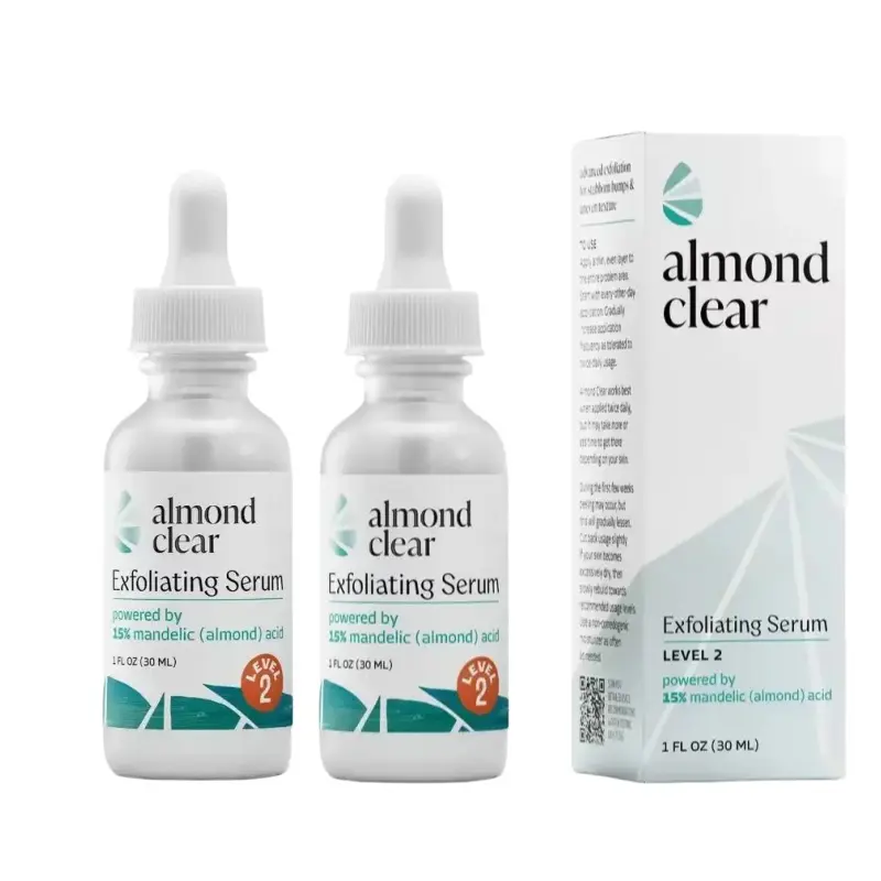 Level 2 Mandelic Acid Serum | Body Acne Treatment, Clear Butt Acne, Folliculitis, Fungal Acne, Hyperpigmentation, Ingrown Hairs | Daily Skincare, Safe for Sensitive Skin, Skin Repair, Fungus