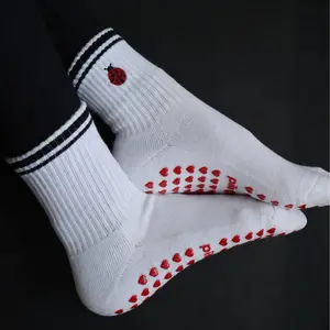 Ladybug Grip Socks