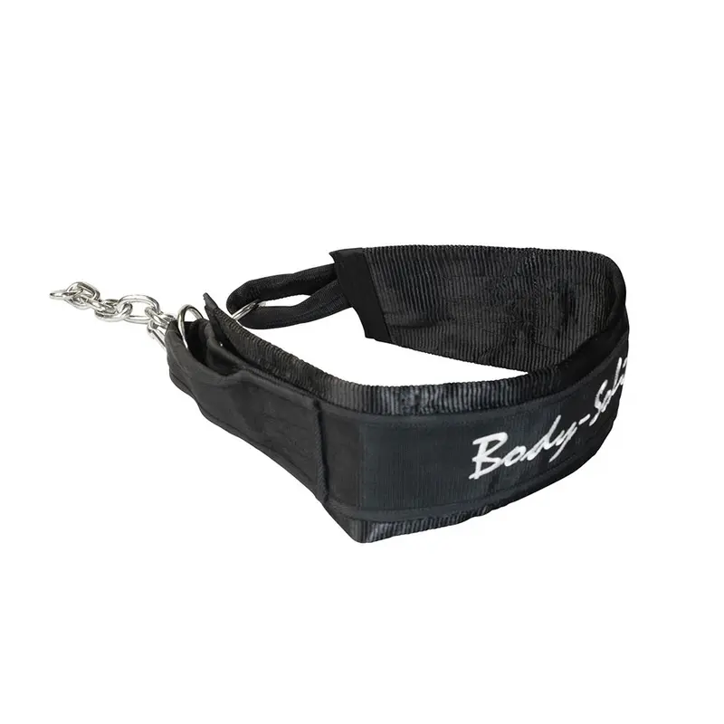Heavy-Duty Weightlifting Belt - Body-Solid Tools with Comfortable Padded Straps, Reinforced Low-Profile Unisex Fitness Accessory for Glutes, Hip and Lower Body Training, Back Pain Relief
