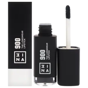 The Longwear Lipstick - 900 Pure Black by 3INA for Women - 0.20 oz Lipstick