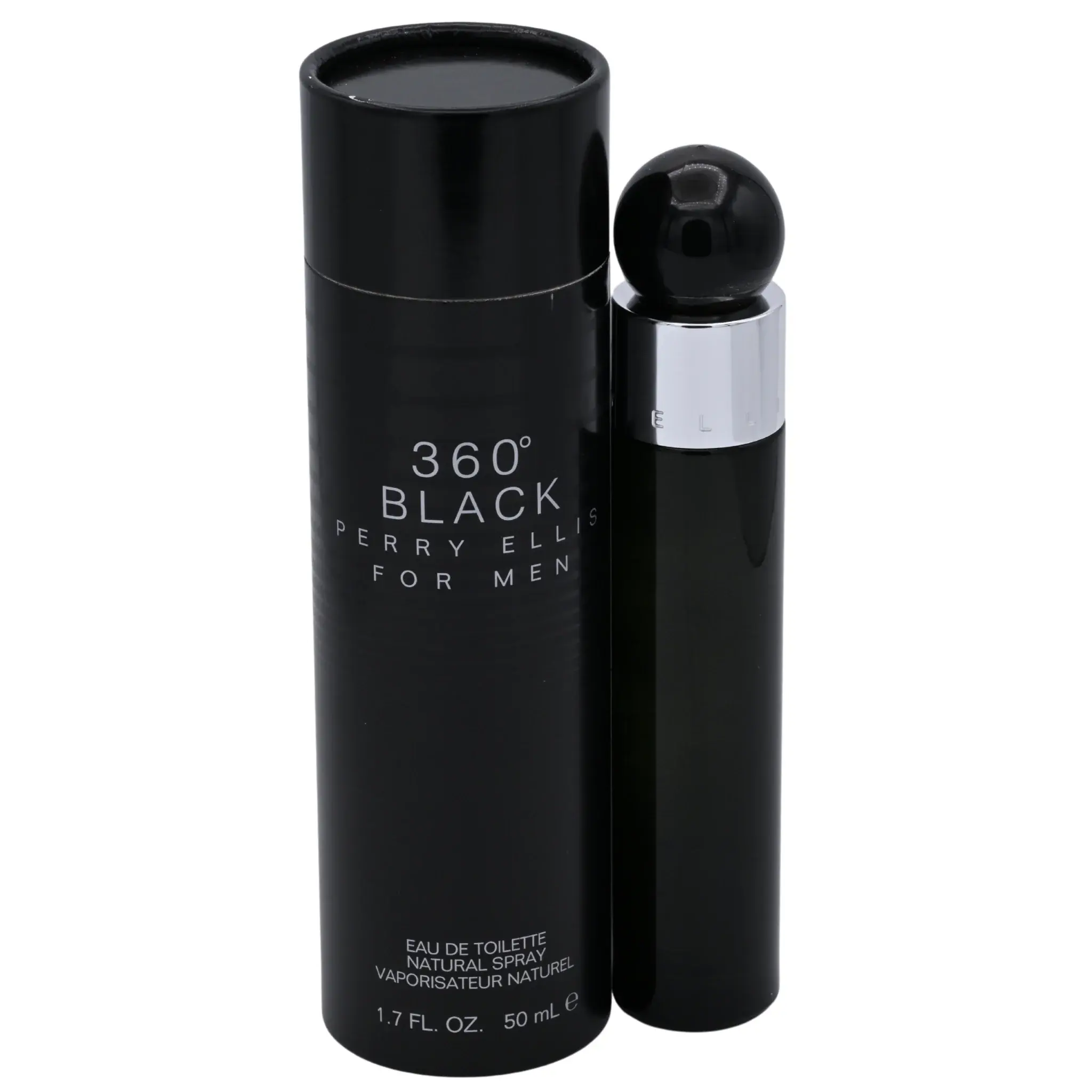 Perry Ellis 360° Black for Men Eau de Toilette Spray 1.7 oz by Perry Ellis