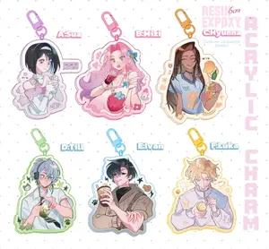 Alien Stage Drinks Keychains| Ivan | mizu | luka | Till | hyunna, cute, Durable, And Perfect For Bags, Keys, Or Gifts