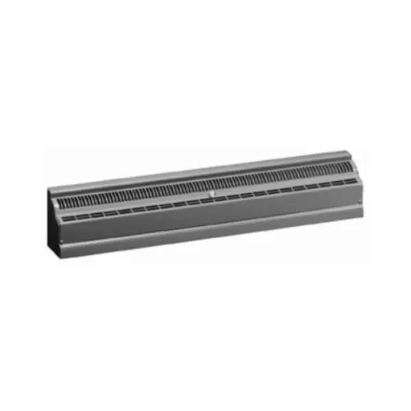 212 MAIN 24 in. All-Steel Metal Baseboard Diffuser, Home Heating & Cooling Vent with Airfoil Valves, Airflow Control, Removable Face, Resistance-Reducing Ventilation System Part, White Finish