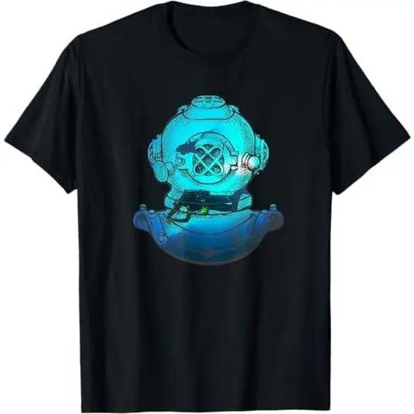 Deep Sea Diver Old Diving Helmet T-Shirt