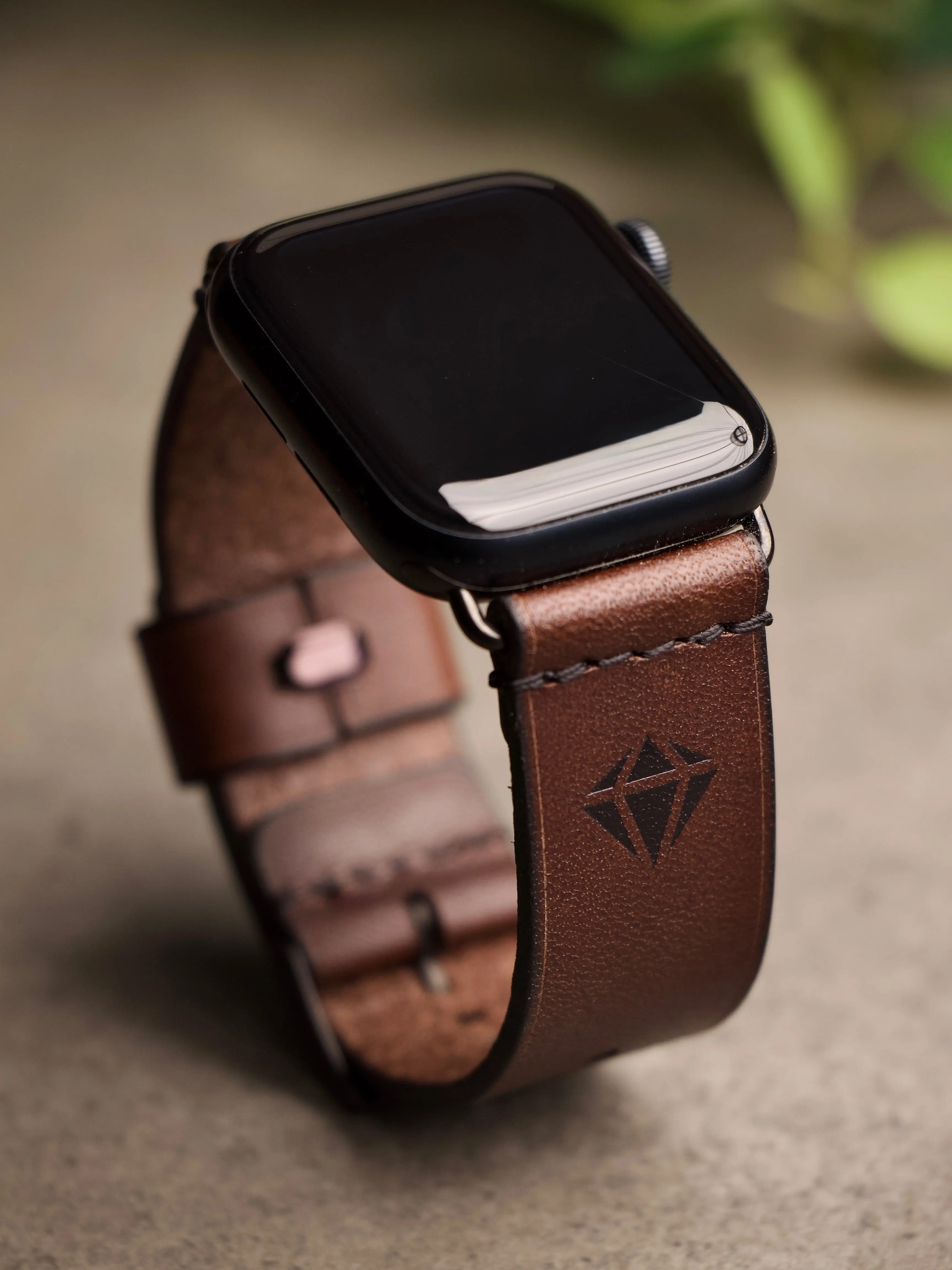 Hand made Leather  i Watch Strap