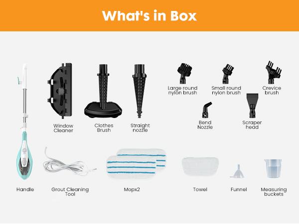 【NEW COLOR】Steam Mop for Floor Cleaning,Lightweight FloorCleaner for Hardwood/Tile/Laminate Floors Carpet