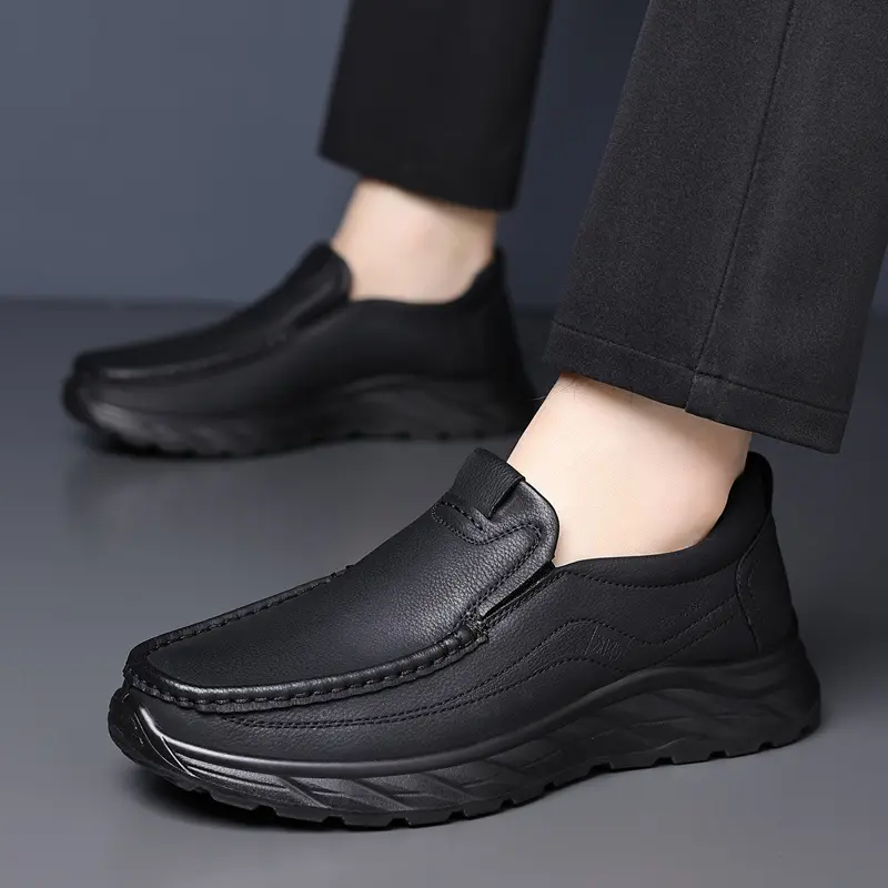 Brand Bdhjydb Men's Dress Casual Shoes, Slip-On Loafers, Height-Increasing Platform Moccasins, Moc Toe Design, Non-Slip and Wear-Resistant, Men's Footwear for Wedding Parties and Business Meetings