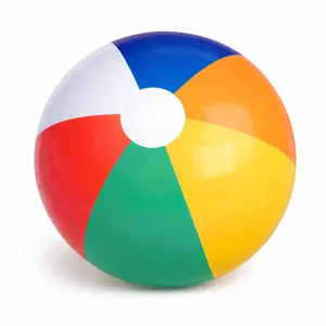 12” Inflatable Beach Ball – Classic Multicolor Design, Durable PVC, Perfect for Pool, Beach, Parties & Summer Fun