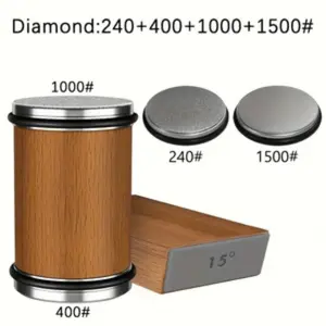 Precision Adjustable Angle Knife Sharpener System with Dual Grit Magnetic Honing Kit, Professional Grade Sharpening Stone for Kitchen & Chef Knives, Ideal Holiday Gift for Home Cooks & Culinary Enthusiasts