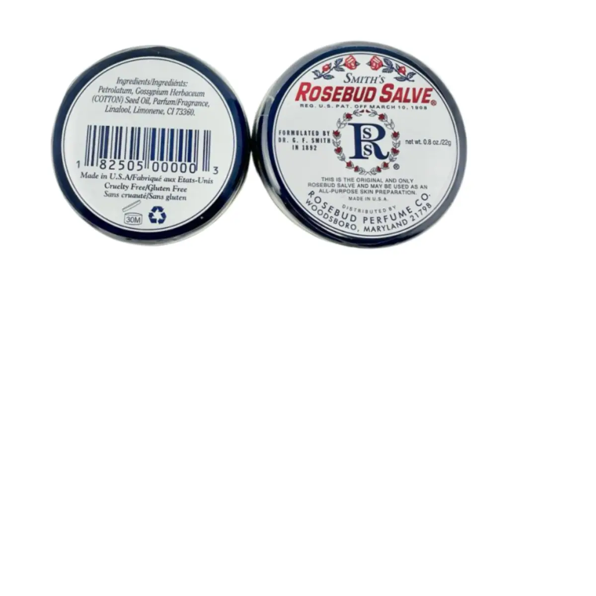 Rosebud Perfume Co. Rosebud Salve Lip Balm - 0.8oz, Natural Oils Infused, Moisturizer, Hydrating Care Remedy, Rose Scented, Dryness Healer