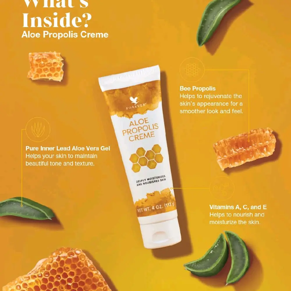 Forever Aloe Propolis Creme - Deeply Moisturizes and Nourishes Skin - 4 Oz  Tube Moisturizers Skin Repair - TikTok Shop