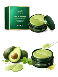 120pcs Avocado & Gold Under Eye Patches - AM Brightening & Hydrating, PM Repair & Depuffing Treatments for Dark Circles & Dryness, Daily Care Mothers Day Gift use eye mask summer beauty supply patching calcium balm time screen spot cream butter ajara