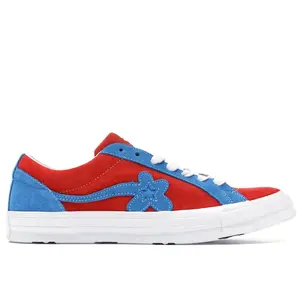 Converse Men's One Star Ox Tyler the Creator Golf le Fleur Red Blue, from StockX