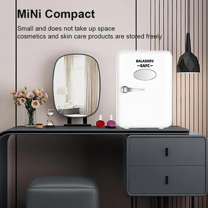 US Plug 110V Mini Multifunction Refrigerator Cosmetics Mask Beverage Dormitory Refrigerators Cooler Warmer Beauty Fridge for Car Home