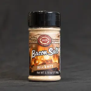 J&D’s Hickory Bacon Salt, Bacon Flavored Seasoning Salt, Kosher, Vegetarian